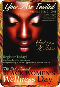 Black Women's Wellness Day 2011 Flier